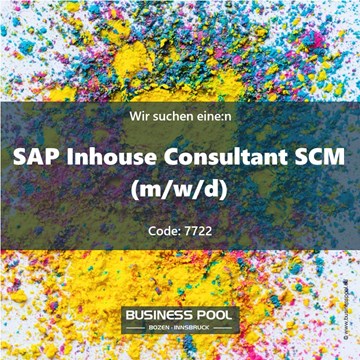 SAP Inhouse Consultant SCM (m/w/d)